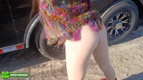 Lucky Gurl Anastasia - Spicy Ukranian Gets Fucked in the Parking Lot