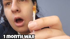 One Month Earwax Buildup Removal - Deep Ear Digging Close Up