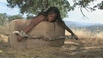 Ebony whore Jada Fire gets visited and bred hard by a hungry stud