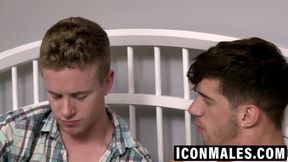 Liam takes Ty's big cock in his tight ass