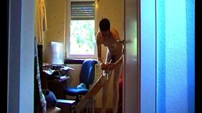 Fleshlight Pussy Stand Fuck Masturbation in Front of Window