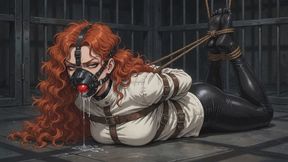 Straitjacket Stories #5: Confession of the Copper-Haired Nylon Straitjacket Predicament