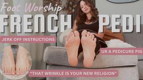 Fresh Pedicure Foot JOI: You Paid For These Toes