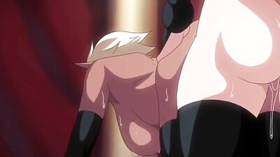 Sexy Tanned Elf with White Hair Takes a Hardcore Pounding