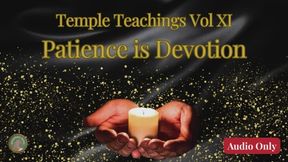 Temple Teachings Vol XI: Patience in Devotion Audio Only