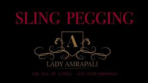 SLING PEGGING - STRAPON  Strap On - Anal  Lady Amrapali