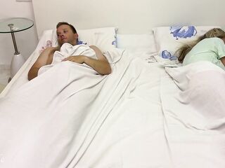 Wife woke up when this babe heard how her spouse had sex with their girlfriend - real cuckquean wife