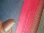 A quick wank and cumshot before work k