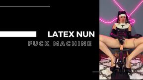 Latex nun fuck machine