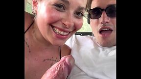 Blowjob in the taxi   yaetriplex