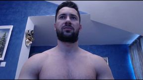 Hairy Hunk Shows Off His Juicy Body and Cock