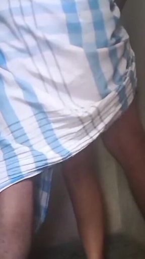 Indian Desi Village Wife Bathing