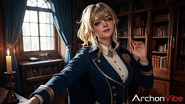 I helped Jin with the paperwork, and it turned out she horny, so I gave her pussy a good fuck [AI]
