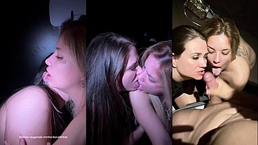 Eu e Minha irm@zinh@ PUTINHA fodemos com VÁRIAS PICAS ENORMES nas cabines de Glory Hole e o melhor, TUDO NO PELO!
