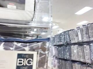 I squirted in a busy department store