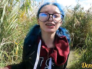 Compilation of a lot of semen on the face of a cute gal