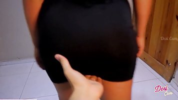 Sexy Latina tries on dresses and gets fucked in the dressing room
