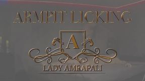 ARMPIT LICKING Total lenghts 2:54 minutes  Smell Lick Armpit Bdsm Slave ?? Achseln lecken riechen Sklave LADY AMRAPALI  Herrin Mistress Domina