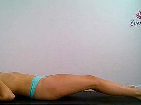 Perfect Fit Beauty Flexing Long Legs Muscles