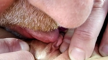 Crazy sexy granny: cunni, blowjob, closeup dogging... )) (long version)