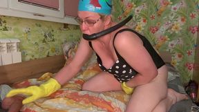 swim cap,swimsuit,snorkel,rubber gloves,ahegao,orgasms