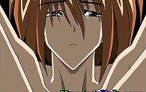 Hentai gay twink sits on a intense dick and gets fucked