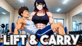 Bridal Carry Humiliation - Rika Holds You Like A Helpless Little Baby | Femdom Lift & Carry