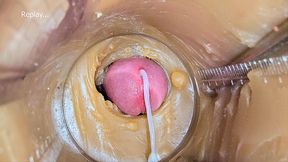 Super cum in vagina. Excellent internal camera 4k