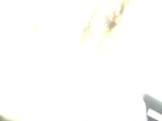 Hung tattooed stud jerks till he blows wearing gloves(cumshot closeup)