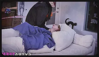 Halloween Sweets: Petite Babe's Monster Cock Fantasy