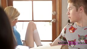 Stepmom makes study session fun again