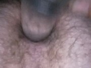 Clear dildo