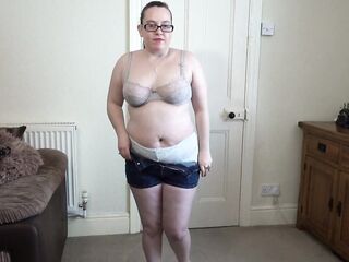 Mamma disrobes stripped for step son