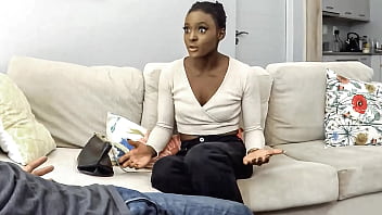 Bratty African Model Blows Producers Big Cock At Home Sex Interview