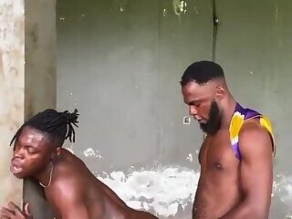 Naughty college boy sex with a stranger outdoor