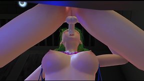 Futas prick devoured by starving cumdumpster in second life