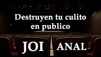 Te destruyen el culo en publico. JOI Anal en espa&ntilde_ol.