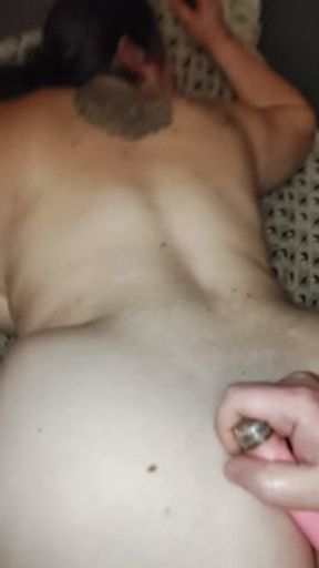 Blowjob, Reverse cowgirl scissor✂️, then doggy style creampie. Watch that ass jiggle😏🥰😍😵‍💫😵