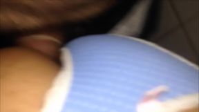 Cdzinha LimaSp Dando com a calcinha Azul tanguinha da Kamila Janeiro 2018