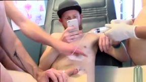 Cute gay boys with sex toys xxx First Time Saline Injection for Caleb