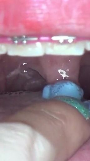Swallowing and Playing with Big Plastic Bears