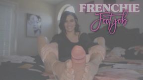 Frenchie Footjob