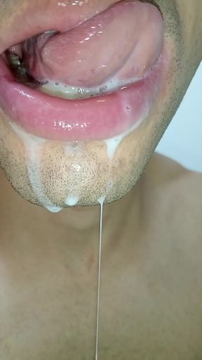 Memorable moment from &quot;I want your milk in my mouth, tongue, long tongue fetish, sloopy, long tongue blowjob, playful tongue&hellip;&quot;
