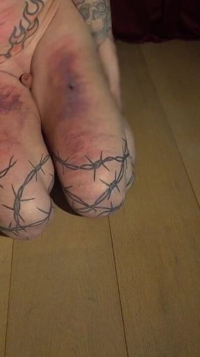 Hardcore Corporal Leg Punishment