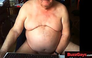 grandpa stroke on webcam
