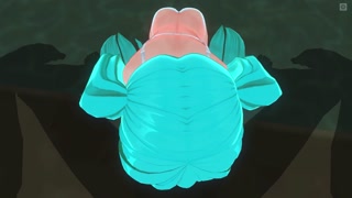 3D HENTAI POV Hatsune Miku sucks you off