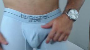 Pying with My Cock and Underwear