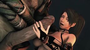 Momiji Demon Hunter is anal fucked by a monstrous dick - MMD XXX video