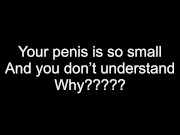 Small penis humiliation evil spirit penis shrinking