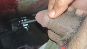 Pissing my big indian cock on camera